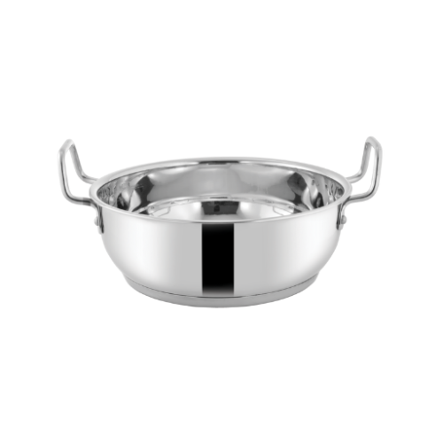 Triply Deep Kadhai – Premium Stainless Steel | 22, 24, 26 & 28 CM
