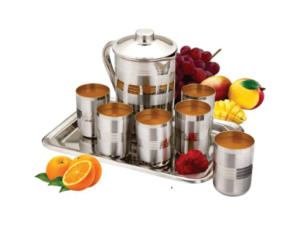 Jug + Glass + Tray Set - Lemon Set